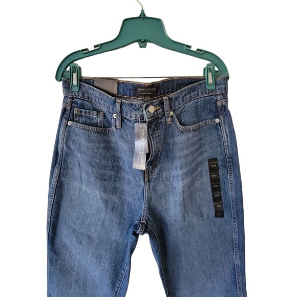 Banana Republic Jeans High Rise Straight Leg Ankle 31/12 - Picture 3 of 6